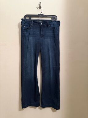 Liverpool Jeans Company Bootcut Jeans Dark Wash Petite Length Size 12